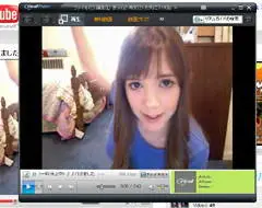 RealPlayerによるYouTubeの動画再生画面