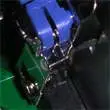 斜め上から見た様子。レバー回さずに止めてある。