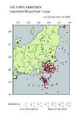 東大ハーベスト 関東・甲信越地域 最近24時間 2009/07/09