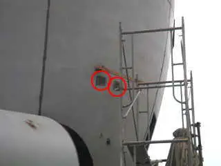 実物大鉄人28号 8日目 左腰辺り