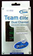 TEAM Team Elite PC5300 DDR2 4GB(2GBx2)パッケージ